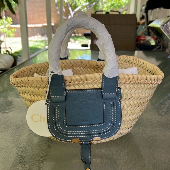 Chloe Marcie Mini Basket Bag - Picture 8 of 12